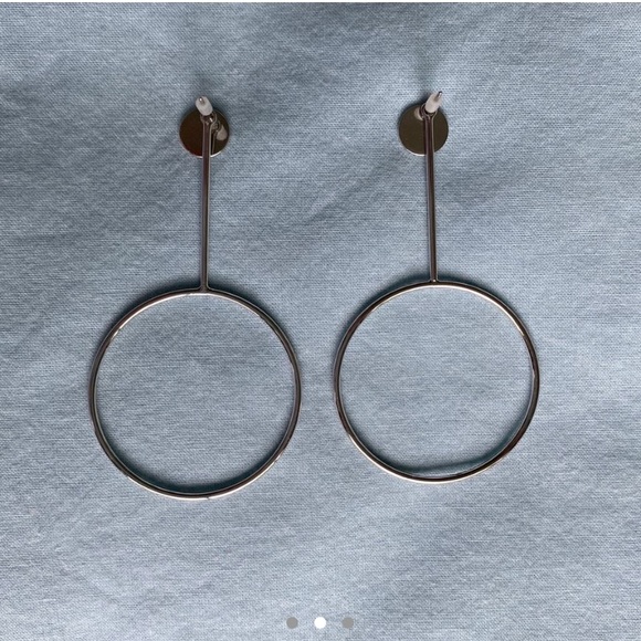 ❤️ Silver ring earrings ❤️ - Picture 2 of 3